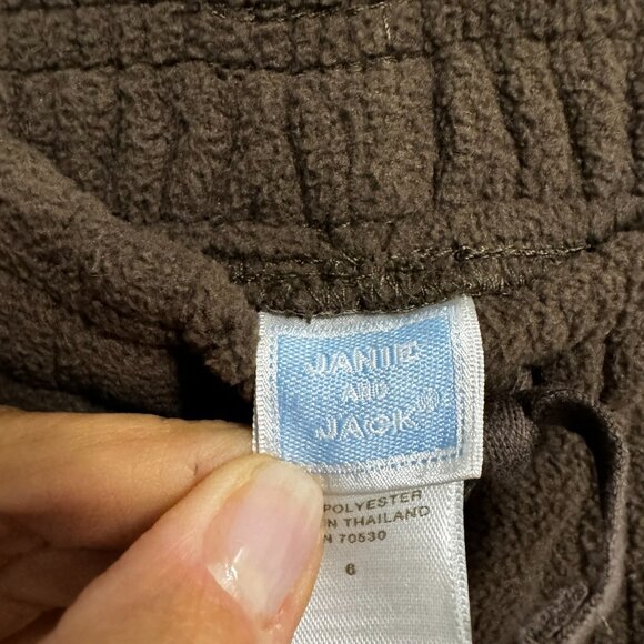 Boys Brown Fleece Pants - Picture 5 of 6